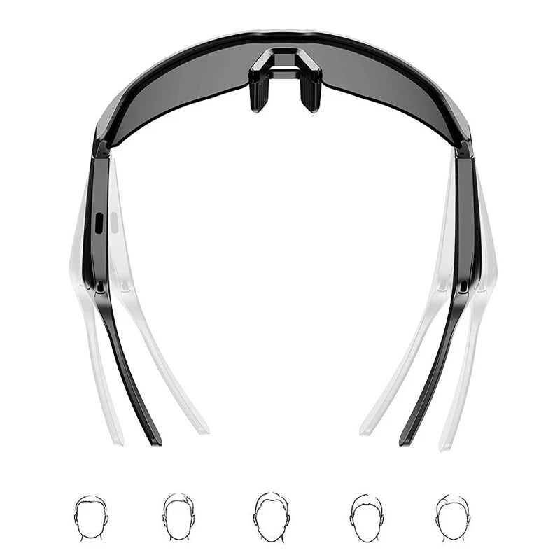 Polarized Bluetooth Audio Cycling Sunglasses | Silver & Gold Options Tidesmit