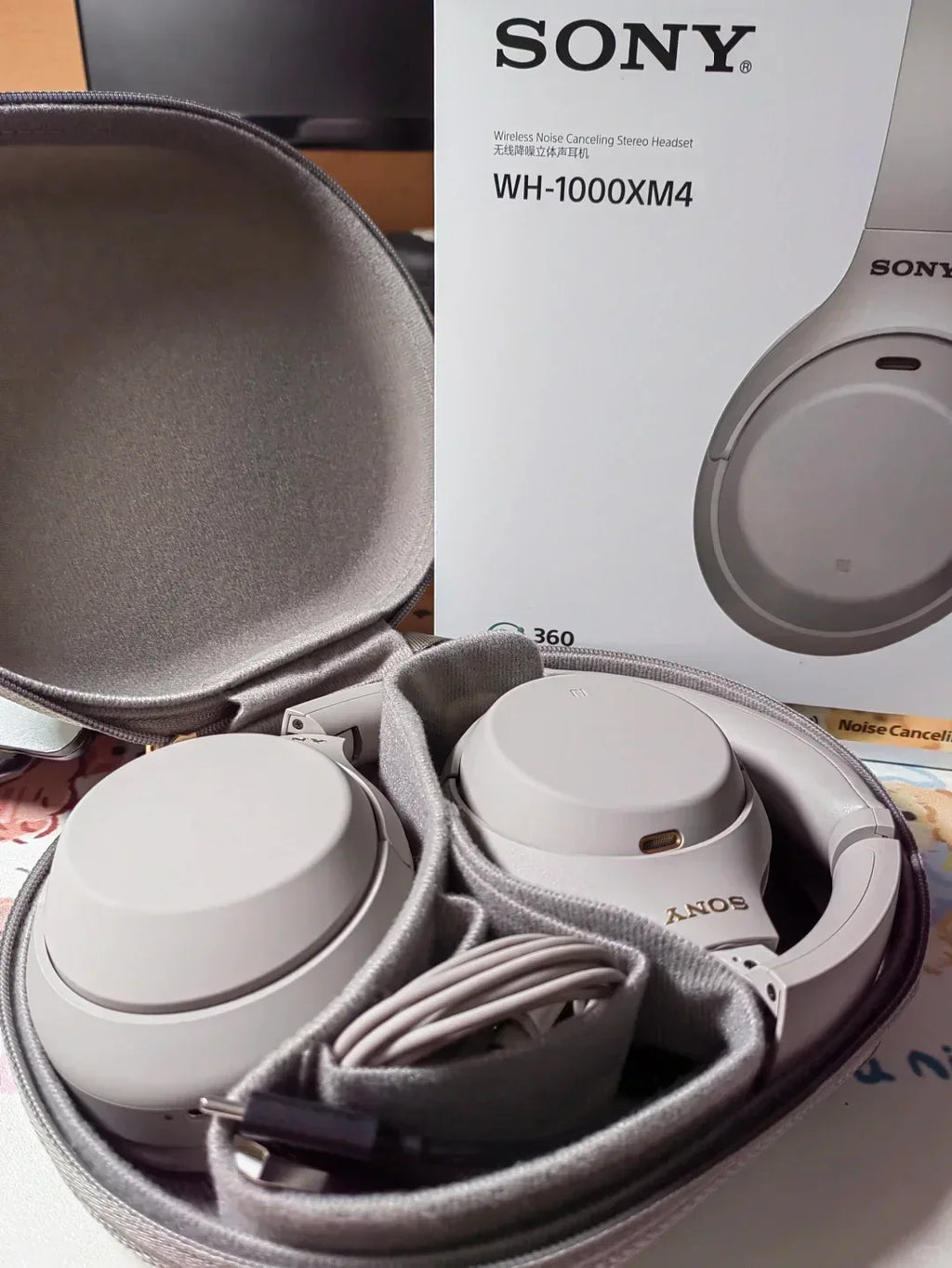 SONY WH-1000XM4 Wireless Noise Canceling Headphone Multi-point Bluetooth Connection Built-in microphone Fast charging NFC BT5.0 Tidesmit