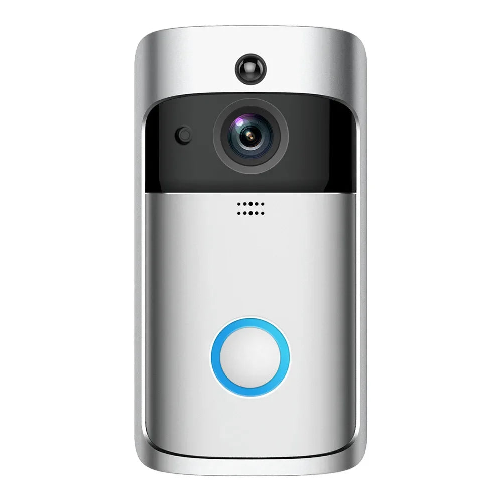Video Doorbell Camera HD IR Alarm WiFi Doorbell Wireless Operated Motion Detector Audio & Speaker Night Vision for iOS & Android