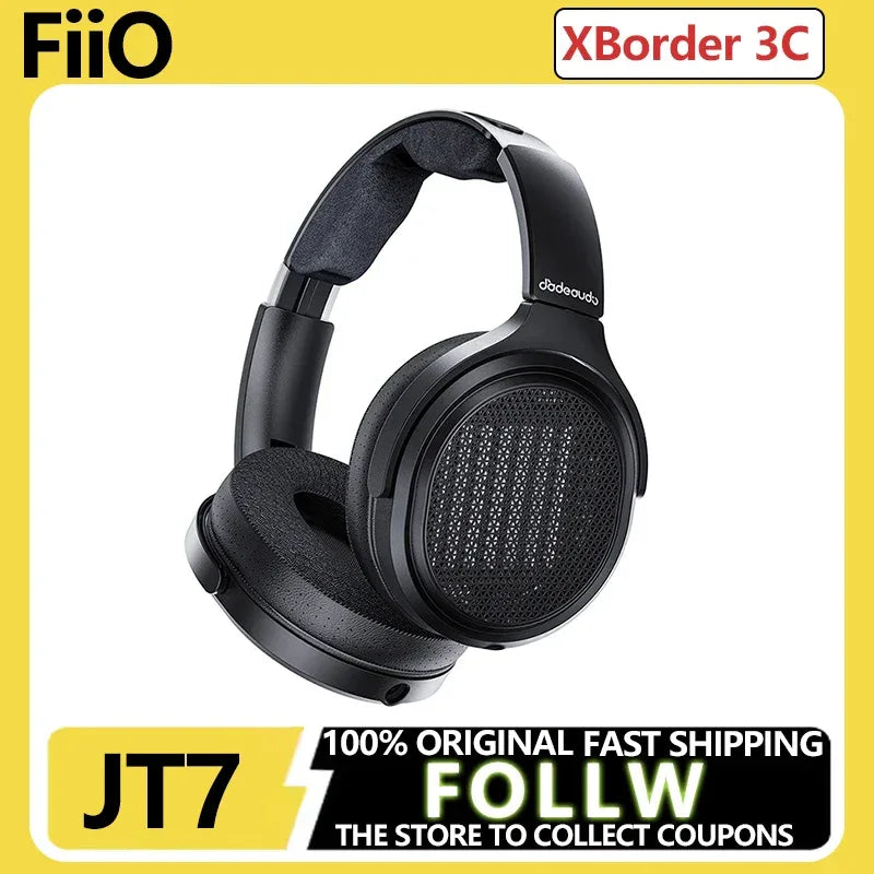 FiiO JT1 Planar Magnetic Headphones Open Back Wired | Tidesmit Tidesmit
