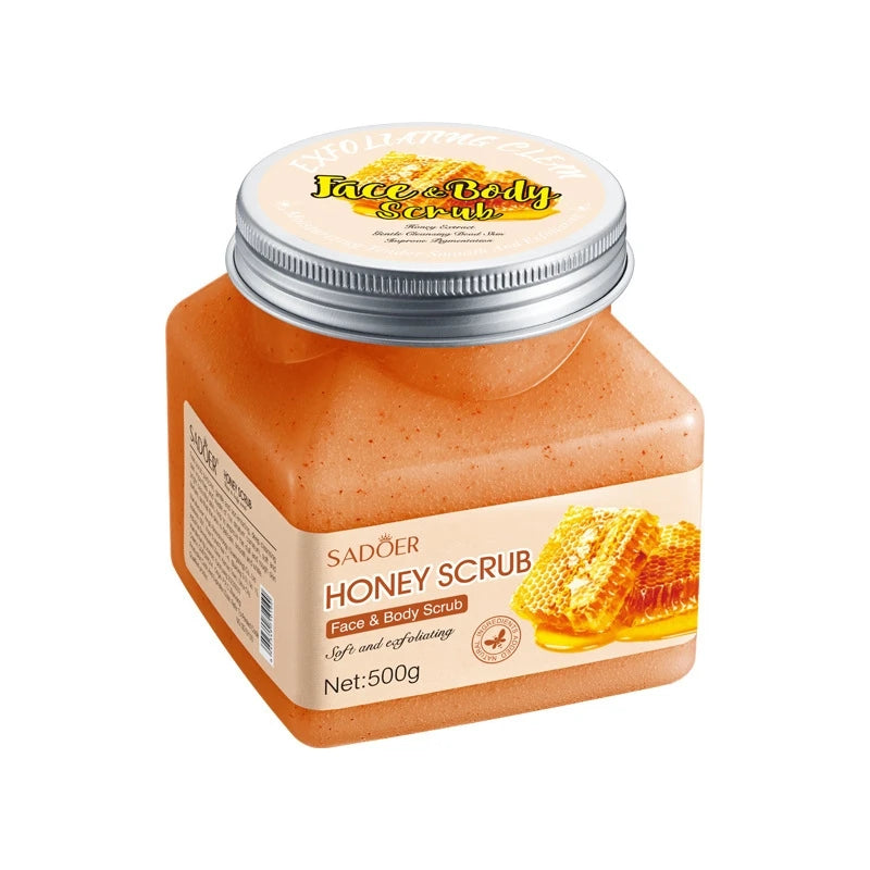 Honey Exfoliating Scrub 500g - Deep Cleansing Natural Body Treatment Scrubs Treatments Tidesmit