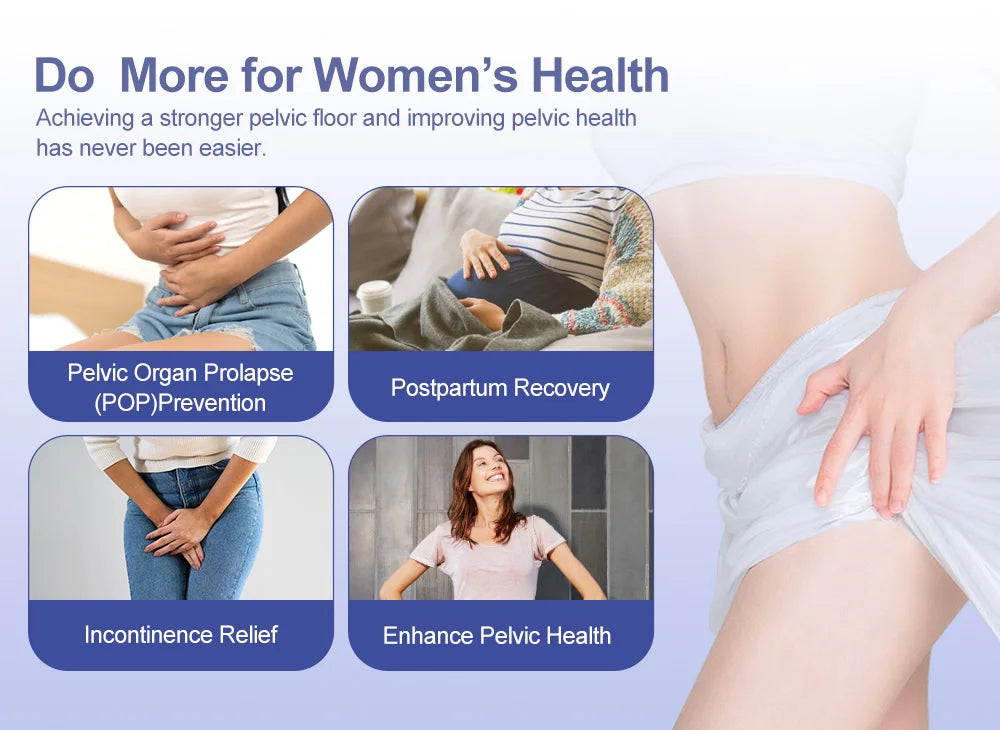 Pelvic Muscle Trainer – 98% Biofeedback Accuracy Kegel Exerciser