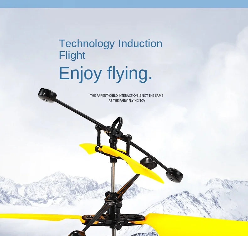 RC Helicopter Drone with Gesture Control - Durable Smart Toy for Beginners Tidesmit
