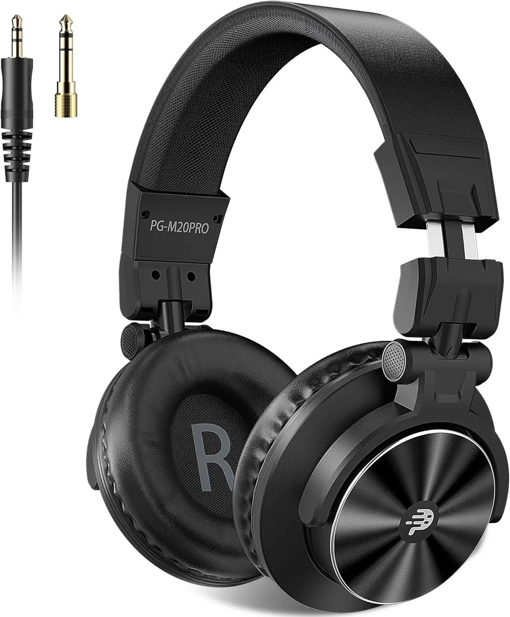 Studio Headphones - Over-Ear Professional Audio Monitoring (Black) black Tidesmit