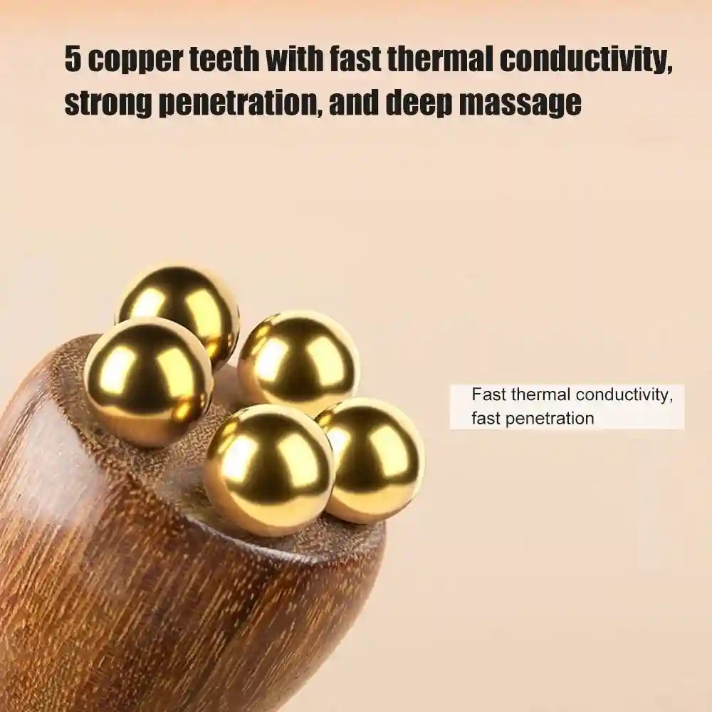 Gua Sha Eye Massage Tool – Brass Lotus Seedpod for Facial Puffiness Eye Massage Instrument Tidesmit