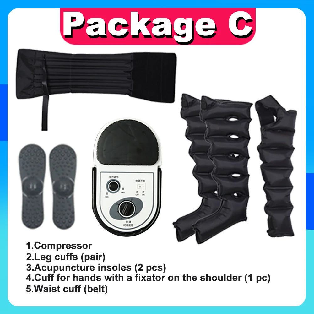 Leg Air Compression Massager for Circulation Relief | Tidesmit Relaxation Treatment Package C Tidesmit