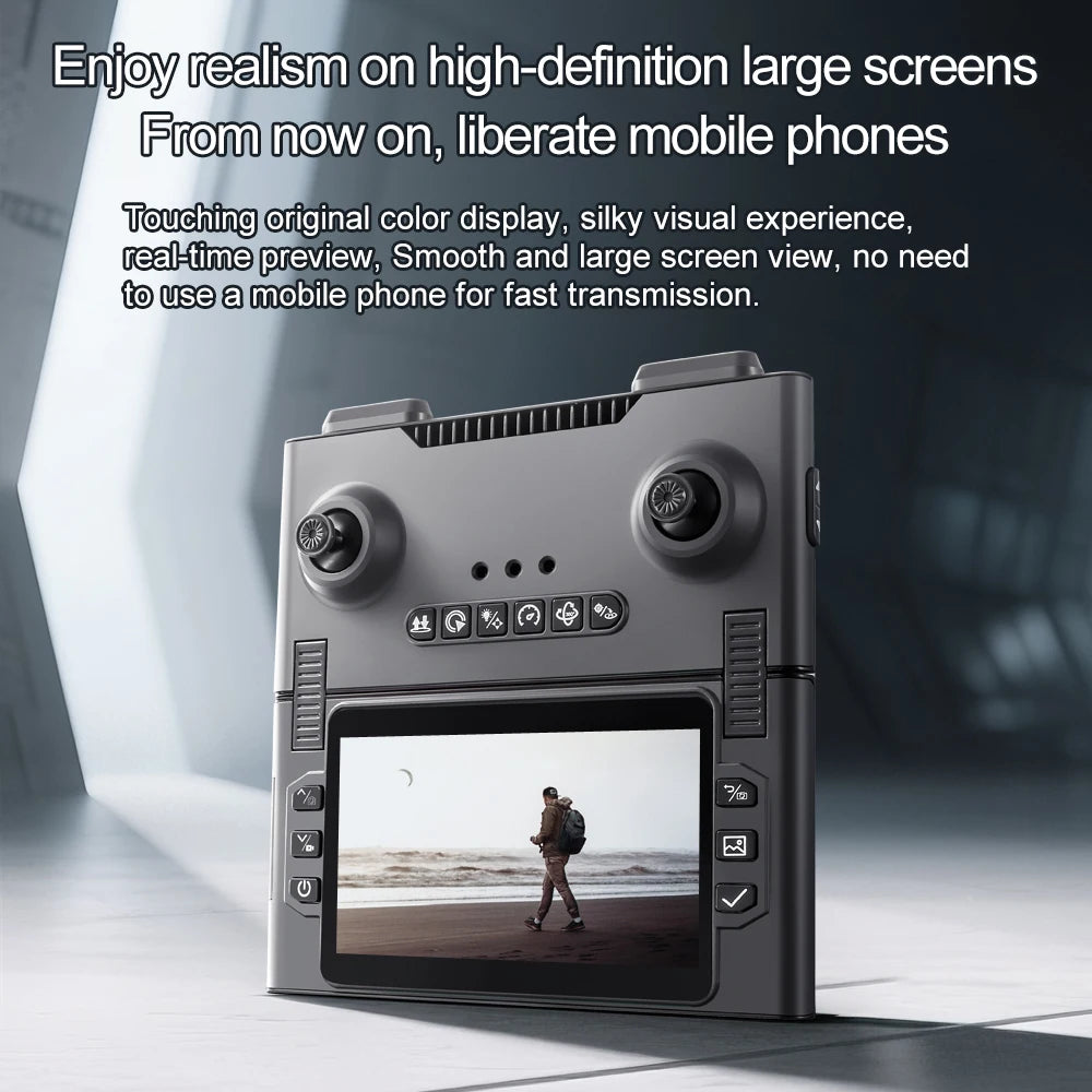 4K Camera Drone with Screen Remote & Triple Battery - M66-1 Tidesmit