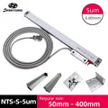 High Precision 0.005mm Milling Lathe Grinder DRO Linear Glass Scale 50 100 150 200 250 300 350 400mm Travel TTL Resolution 5um