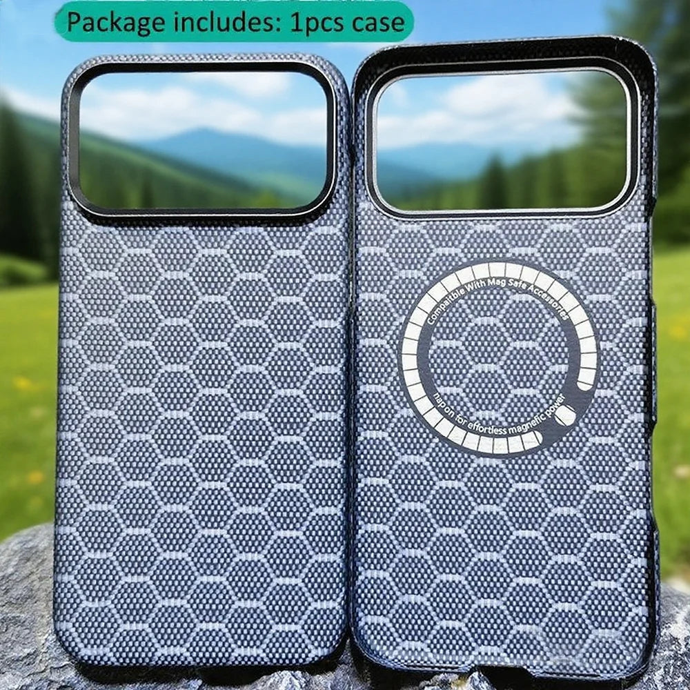 Aramid Fiber iPhone 17 Pro Max Case | Slim Military-Grade Cover Football pattern Tidesmit
