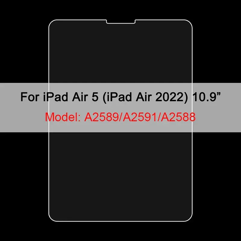 Paper Screen Protector for iPad - Matte Drawing Film by Tidesmit iPad Air 5 Tidesmit