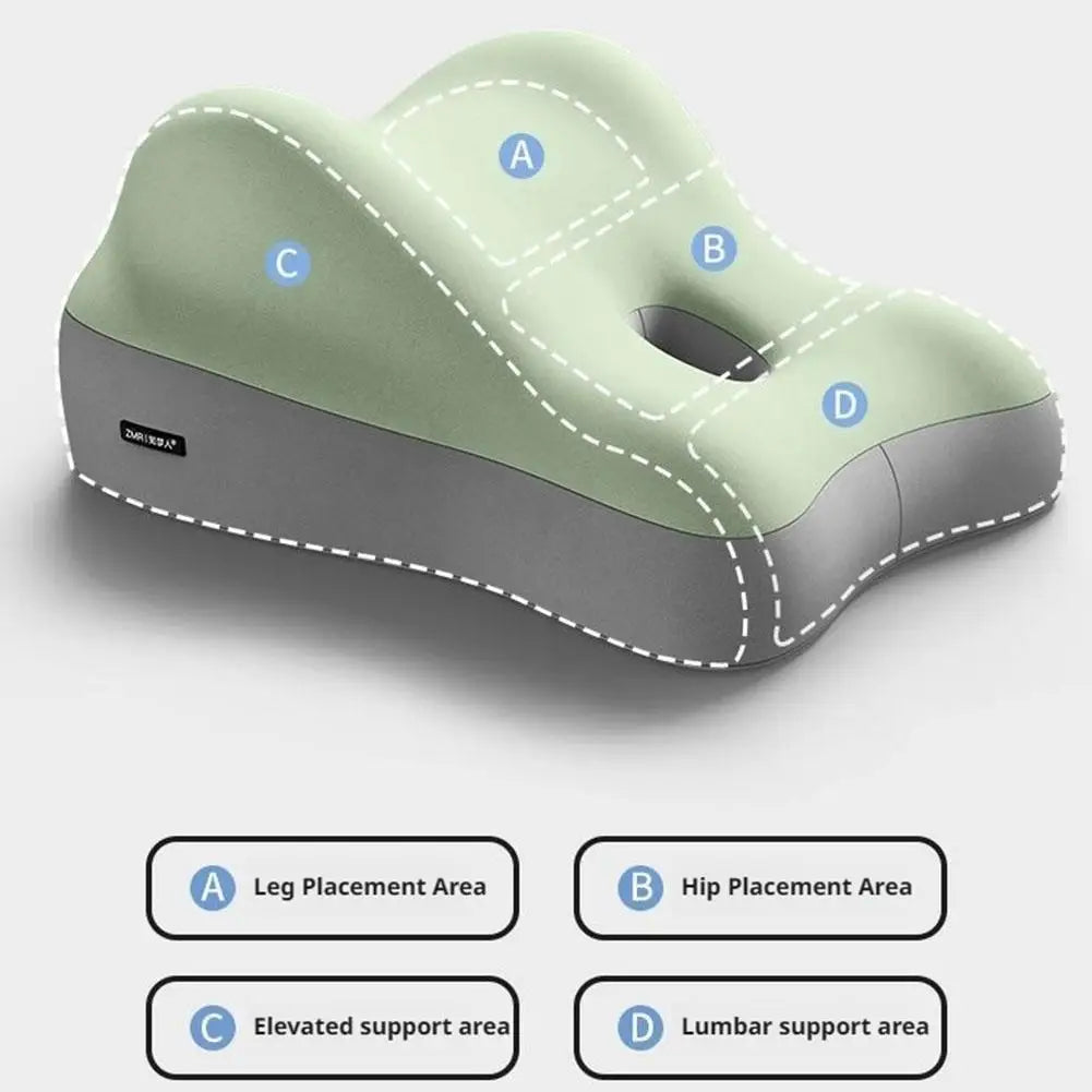 Ergonomic Body Pillow for Hip and Waist Support | Tidesmit Massage Cushion Tidesmit