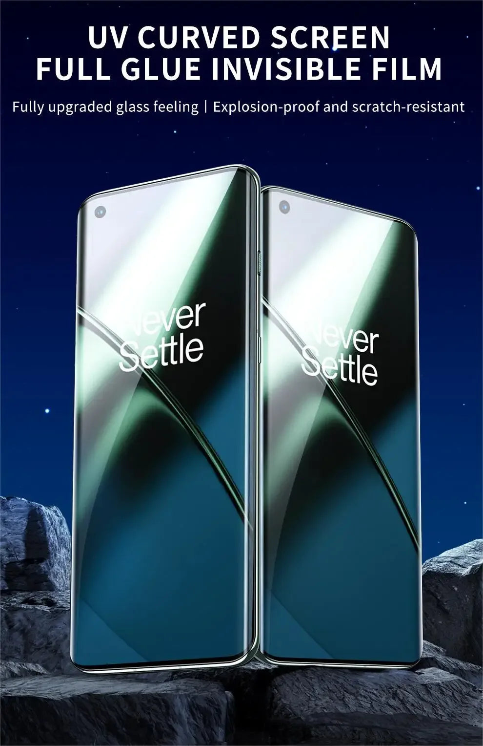 OnePlus 13 Screen Protector | 9H Hardness Anti-Fingerprint Glass Tidesmit