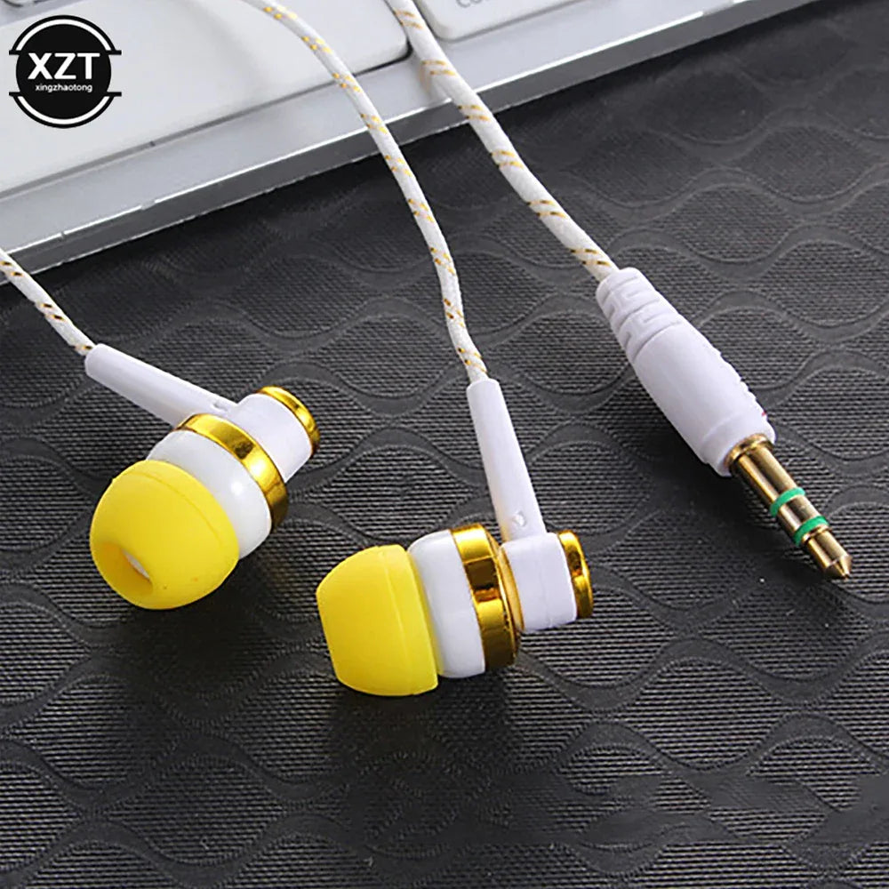 Wired Earphones with Mic, 3.5mm Nylon Braided Cord by Tidesmit Tidesmit
