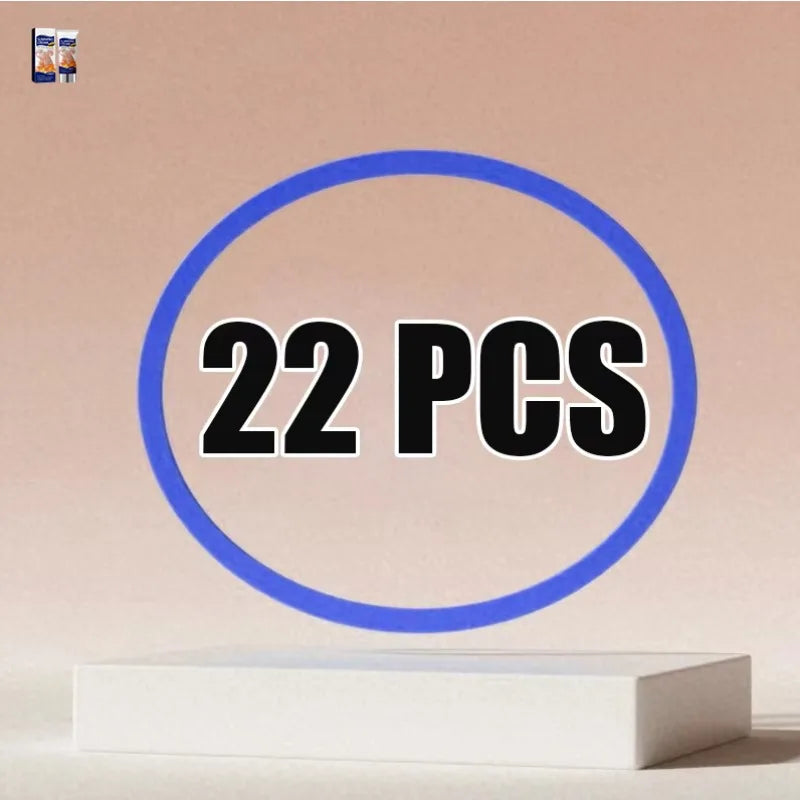 22-piece weight loss product set in a white tube, displayed on a minimalist platform against a tan background.