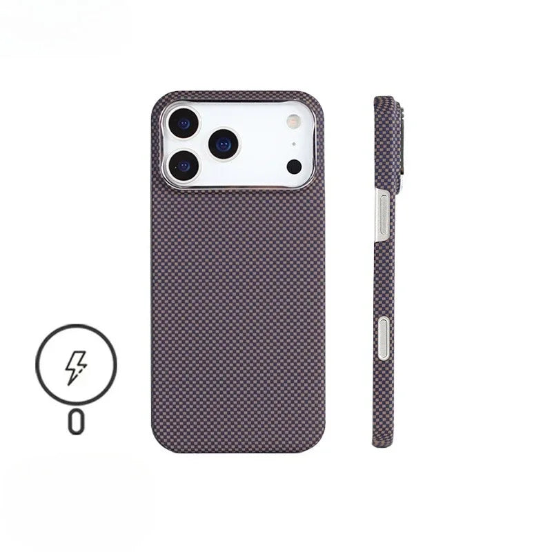 iPhone 17 Pro Max Aramid Fiber Case - Slim Military-Grade Protection brown Tidesmit