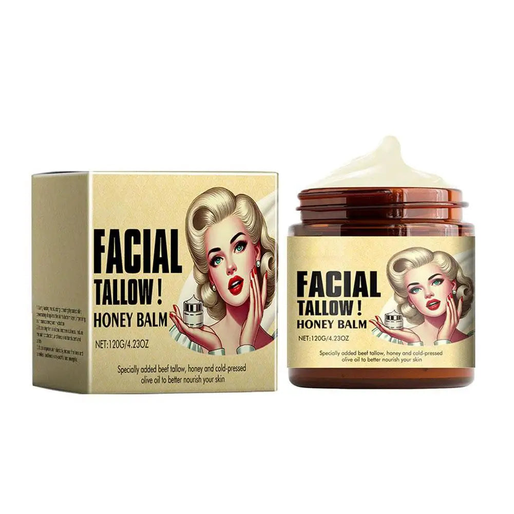 Copper Peptides GHK-Cu Beef Tallow Cream Blue Balm Manuka Honey Deep Moisturizing Nourishing Repair Barrier for All Skin Types