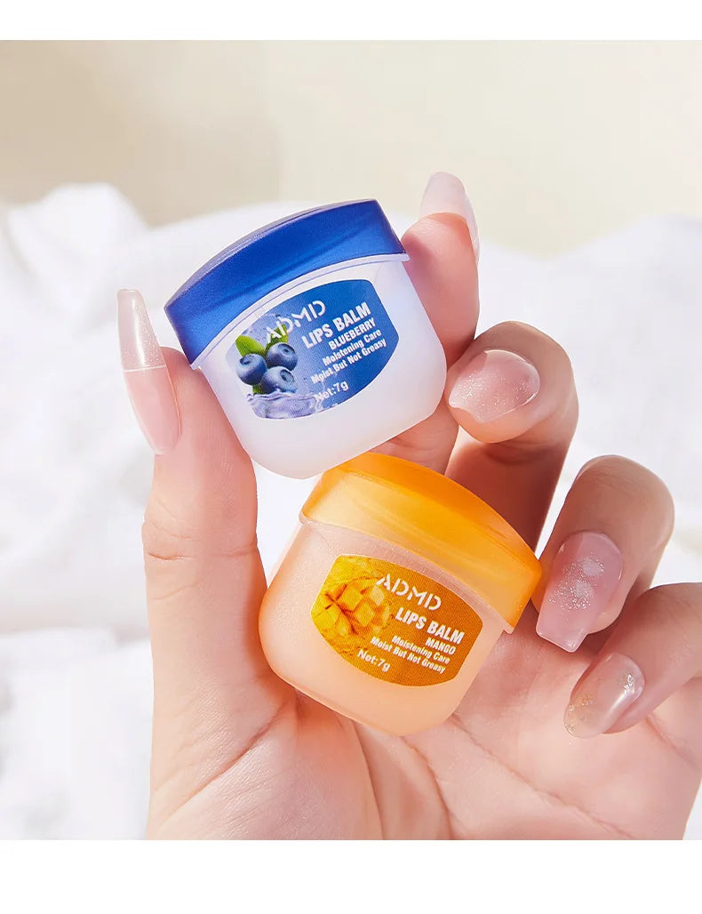 Moisturizing Lip Balm Set: 8pc Fruit Lip Treatment by Tidesmit Lip Care Tidesmit