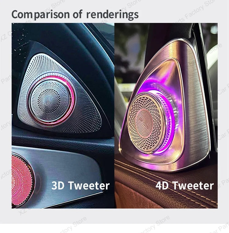 Mercedes Benz W205 X253 64-Color LED Ambient Lighting Kit Tidesmit
