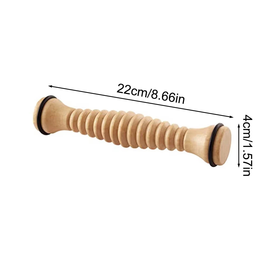 Wooden Foot Massager Roller - Natural Wood Muscle Relief Therapy Body Shaping Massage Equipment Tidesmit