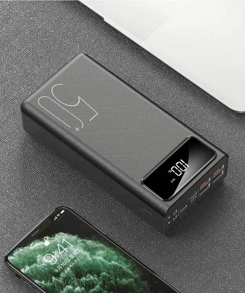 Tidesmit 40000mAh Portable Fast Charging Power Bank - USB-C PD Battery Black China Mainland Tidesmit