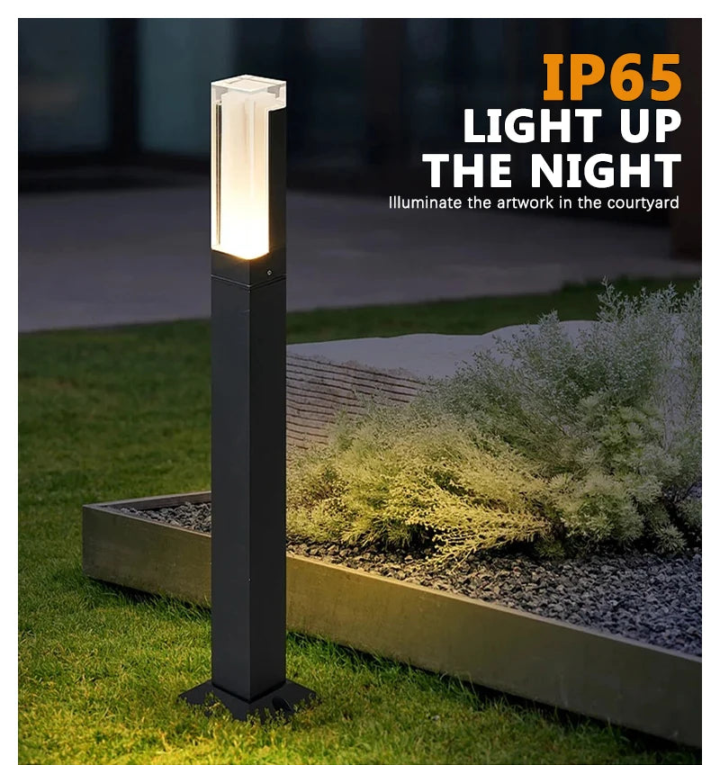 LED Lawn Light, Garden IP65 Waterproof Decorative Landscape Light AC85-265V Courtyard Lamp,rural Villa Road Outdoor Lighting