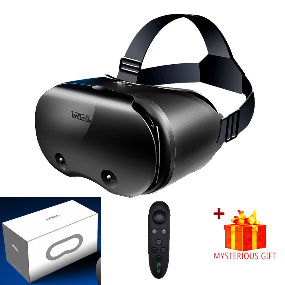 VR Headset for Smartphones: Immersive 3D Glasses for Spatial Experiences With Remote A Tidesmit