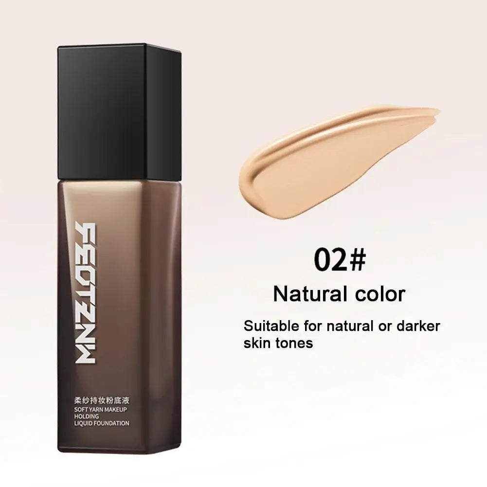 Tidesmit Long-Lasting Soft Yarn liquid foundation for wrinkles and anti-aging face makeup texture close-up
