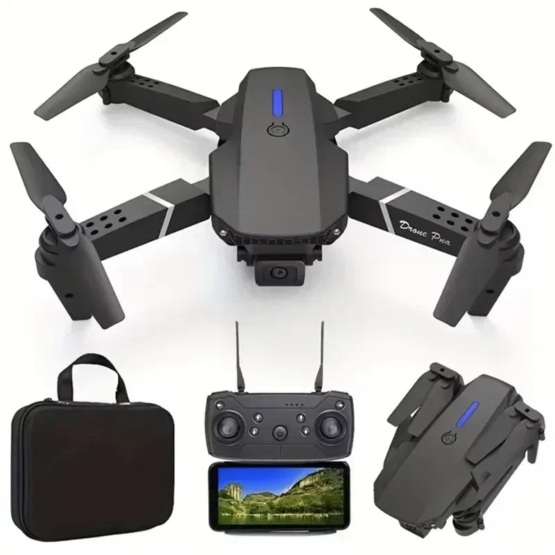 4K Camera Drone: Foldable Dual Lens WiFi RC Quadcopter for Beginners Tidesmit
