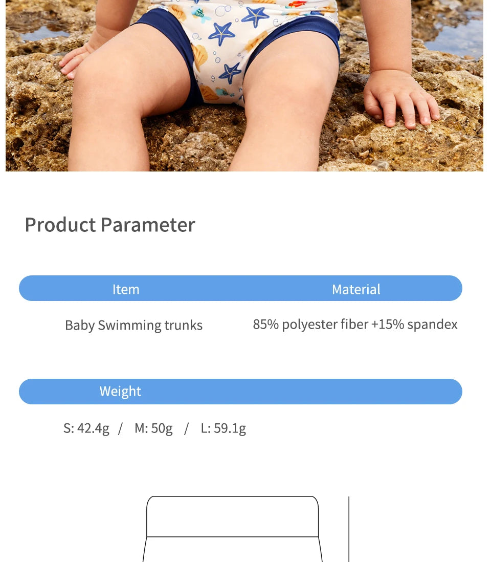 Happyflute 1 Pc Baby Leakproof Swimming Diaper Newborn Baby High Waist Swim Nappies Washable Reusable Baby Swimwear Cloth Nappys