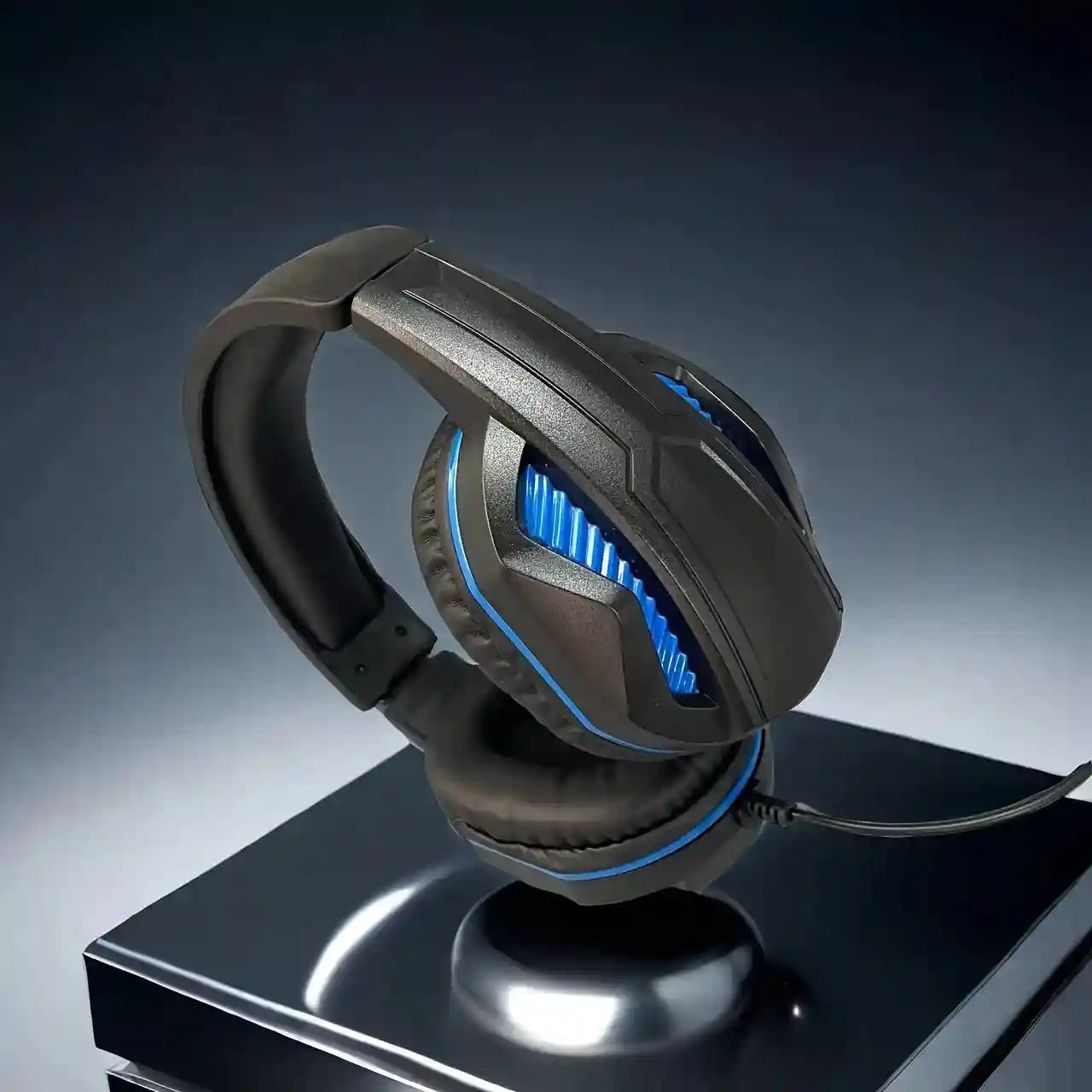 Gaming Headset with Mic | Deep Bass Over-Ear Wired Audio by Tidesmit WHITE Tidesmit