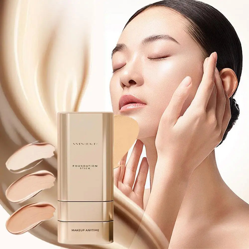 Tidesmit double headed foundation stick and concealer providing long lasting oil control and sunscreen protection