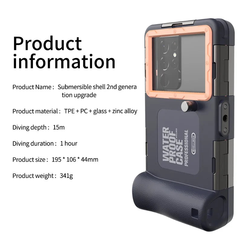 Universal IP68 Waterproof Phone Case - Military-Grade Underwater Shield Tidesmit