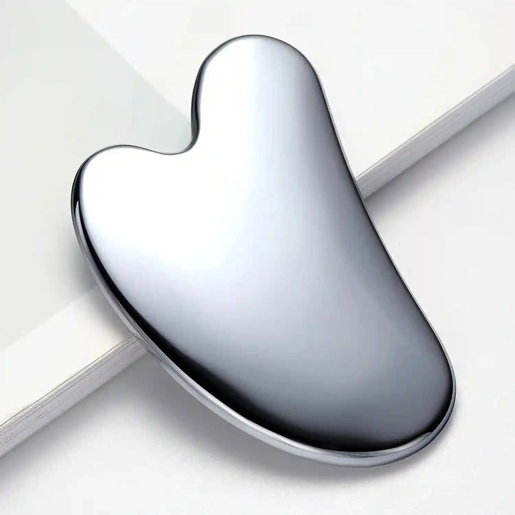 Dolphin Gua Sha Tool | Professional Stainless Steel Facial Massage Board Massage Roller Thick guasha board Tidesmit