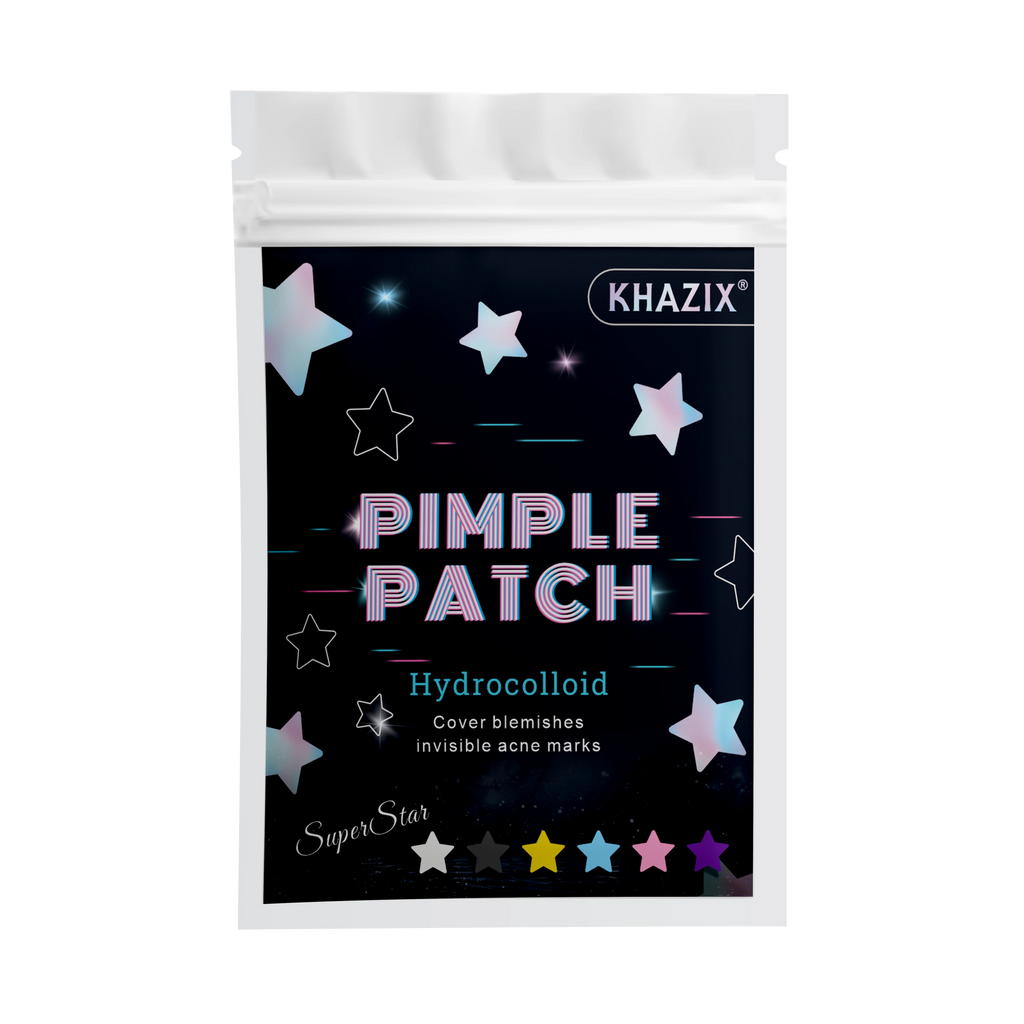 40 pieces of multi-color star acne patches, facial acne patches, concealer acne patches, and pimples patches, ultra-thin.
