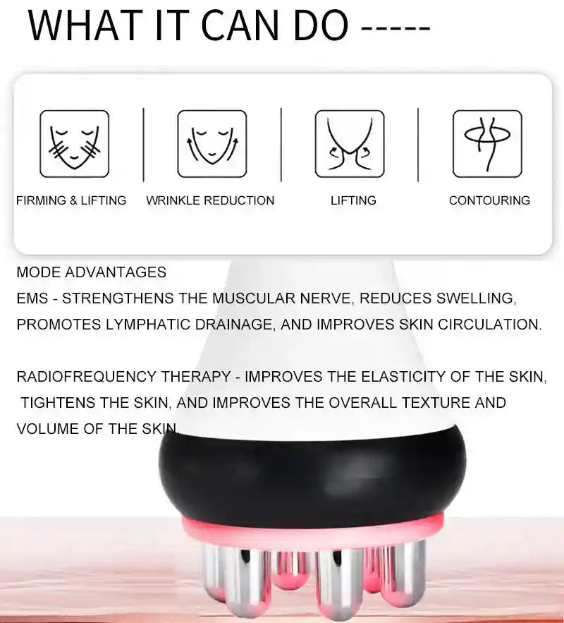 EMS Facial Lifting Device - Professional Skin Tightening & Toning Eye Massage Instrument Tidesmit