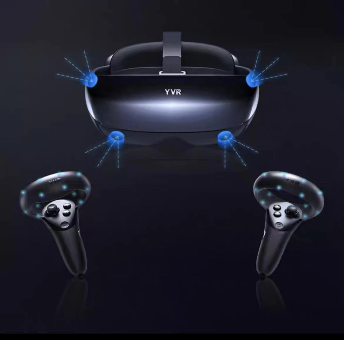 Tidesmit 4K VR Headset with 42mm Pancake Lens - YVR 2 Model Tidesmit