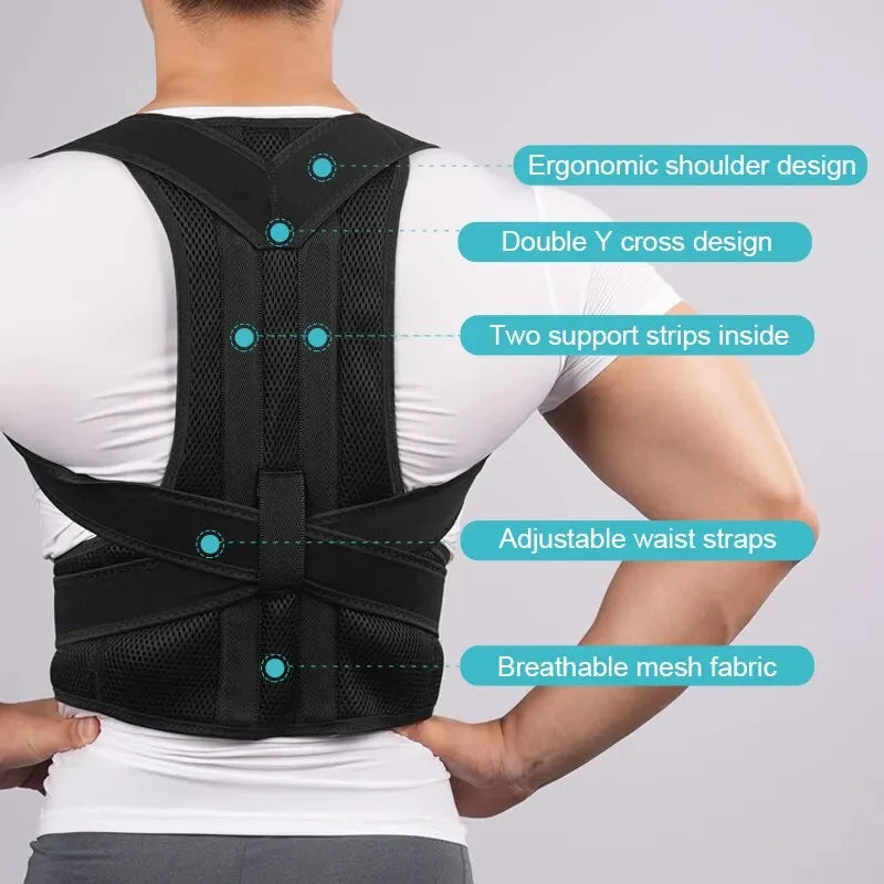 Back Posture Corrector Brace for Spine Support and Pain Relief Back Massage Instrument Tidesmit