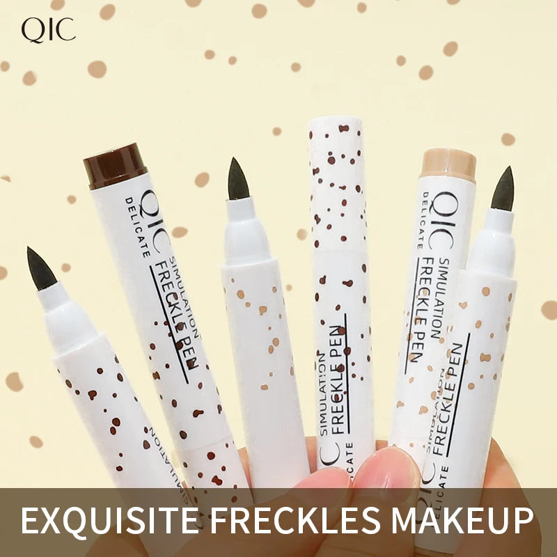 Tidesmit waterproof fake freckles pen for natural dotted makeup look texture close-up