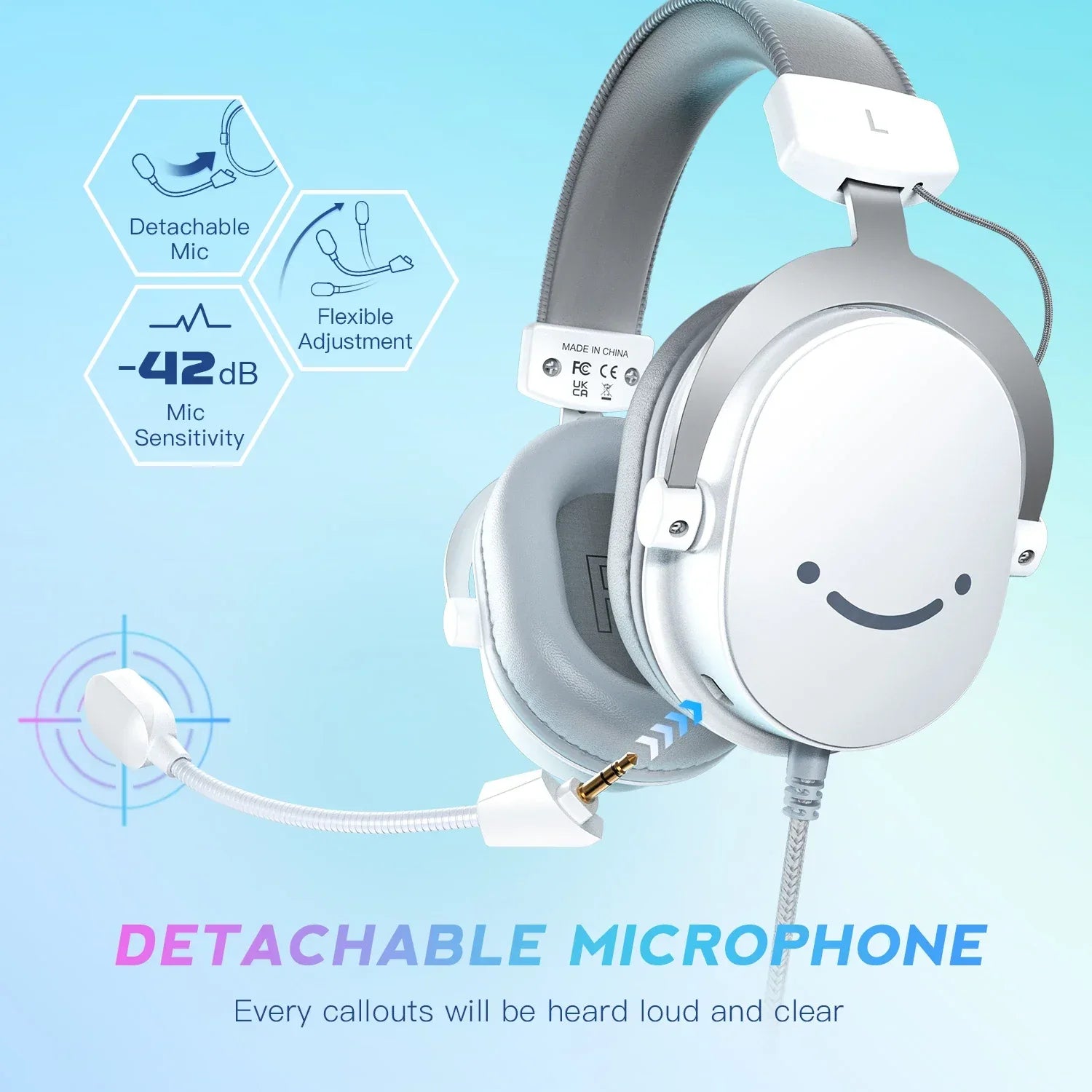 USB Gaming Headset 7.1 Surround Sound - Over-Ear Wired Audio by Tidesmit Tidesmit
