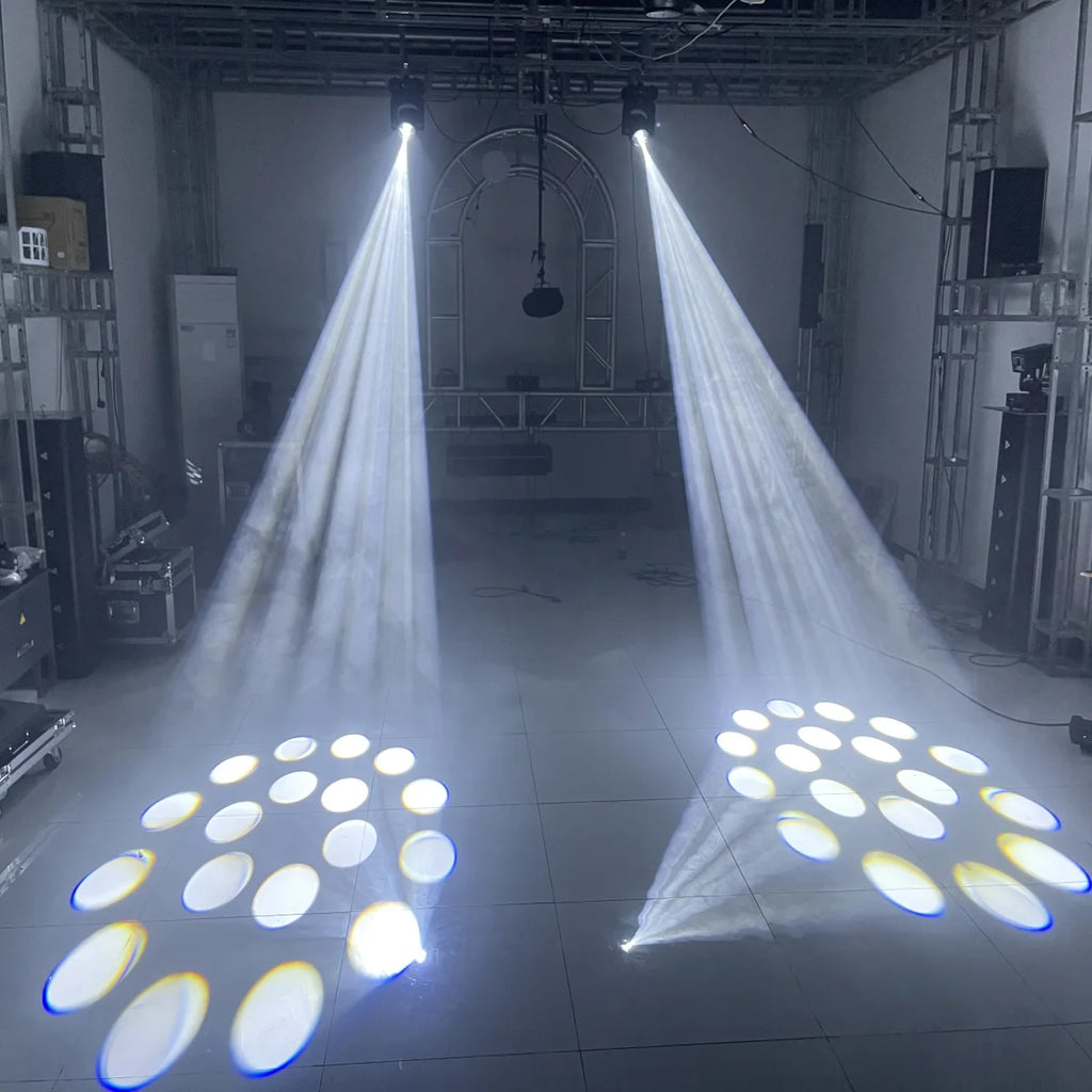 2PCS Mini LED Moving Head Light 150W Beam+Spot+18 Rotating Prisms Dj Dmx Stage Effect Light Disco Bar