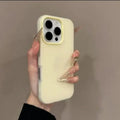 iPhone 17 Pro Max Case Soft Matte Silicone Shockproof Slim Fit Cover Light yellow Tidesmit