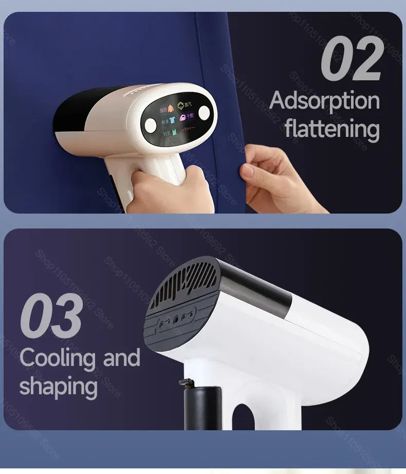 CENRR Handheld Vacuum Garment Steamer 220V EU Plug