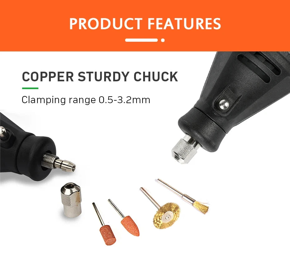 Mini Electric Drill Engraver Machine, Dremel Rotary Tools, Engraver Grinder Compatible with Power Tools, Accessories, 220V
