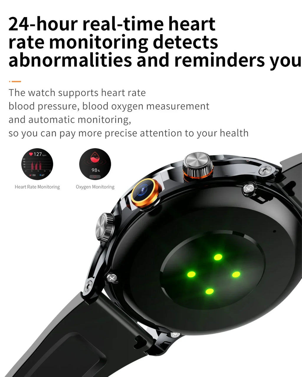 Smart Watch With 1.95 inch IPS 1100mah Battery 128GB ROM 500W Camera GPS WIFI Heart Rate APP Download Smartwatch Android 9.0