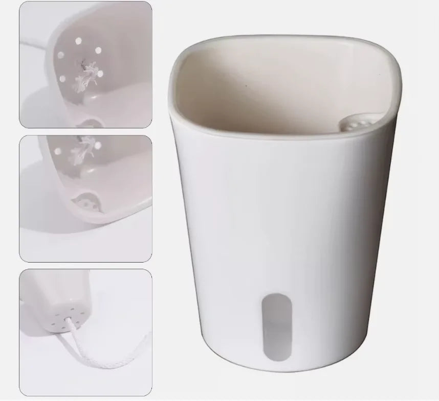 2pcs Self Watering Plants Pot  Automatic Watering Irrigation Gardening Pots for Plants Lazy Home Decoration Bonsai Plant Pot