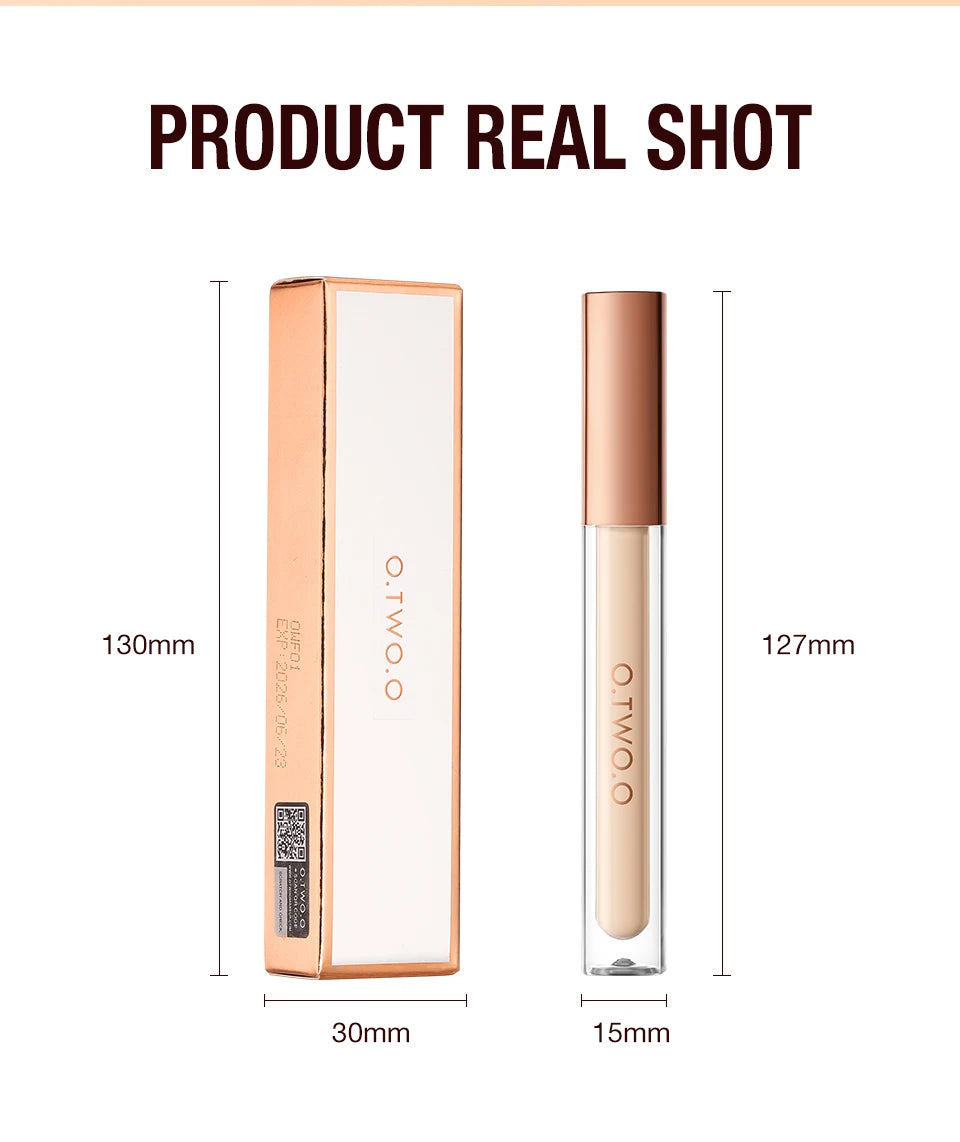 Tidesmit matte waterproof face concealer for dark circles lightweight long lasting makeup base texture close up
