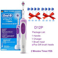 Tidesmit Oral B electric toothbrush with 3D white rotation cleaning and inductive charging base, 16th view.