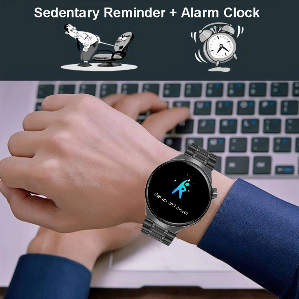 SENBONO Men's Smart Watch Heart Rate Blood Oxygen Monitor Bluetooth Call Multiple Sport Modes Voice Assistant Smartwatch for Men