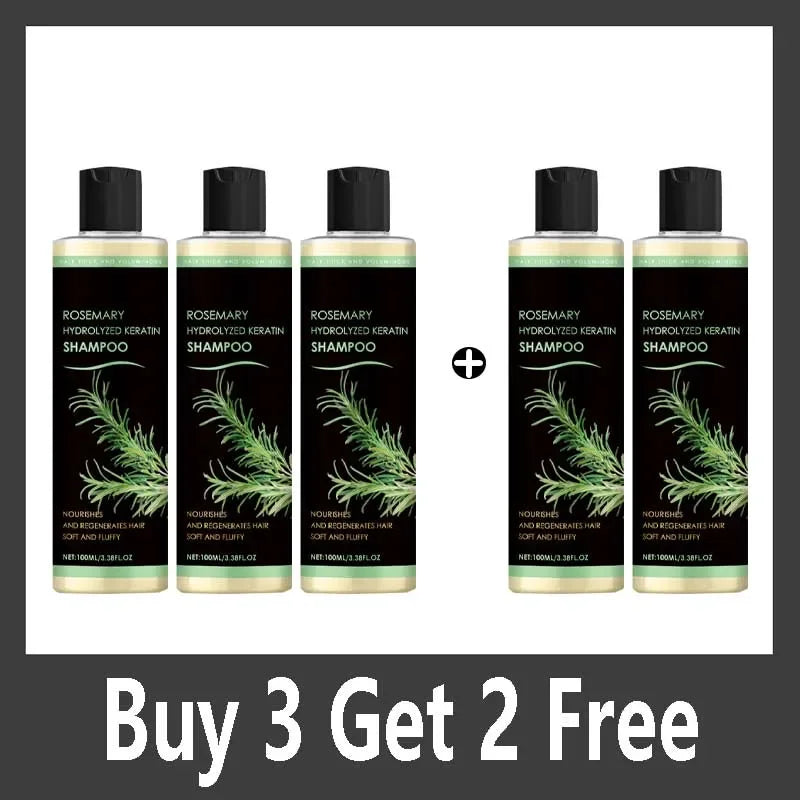 Rosemary Shampoo For Hair Thickness-Volumizing Strengthening-Hydrates Reduces Breakage-Sulfate-Free For Fuller Looking Hair