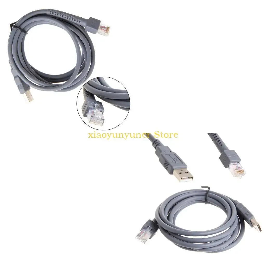 P9JB High Quality 2M Symbol Barcode Scanner USB Cable LS1203 LS2208 LS4208 LS3008 CBA-U01-S07ZAR